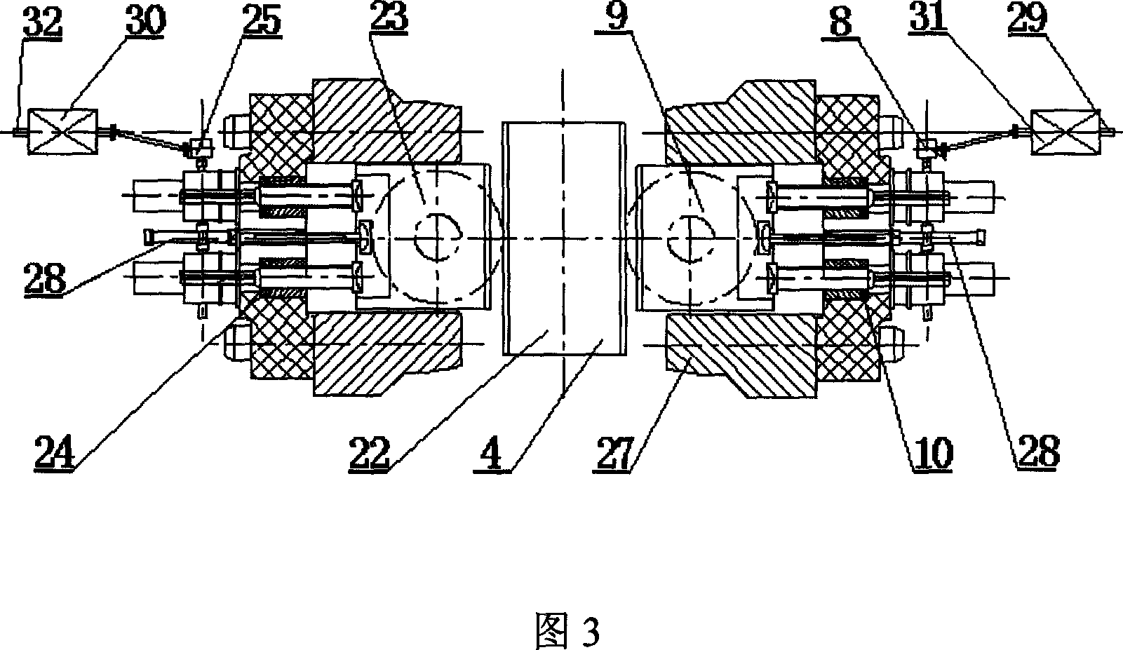 Control method for zero adjusting rollers in universal type rolling mill
