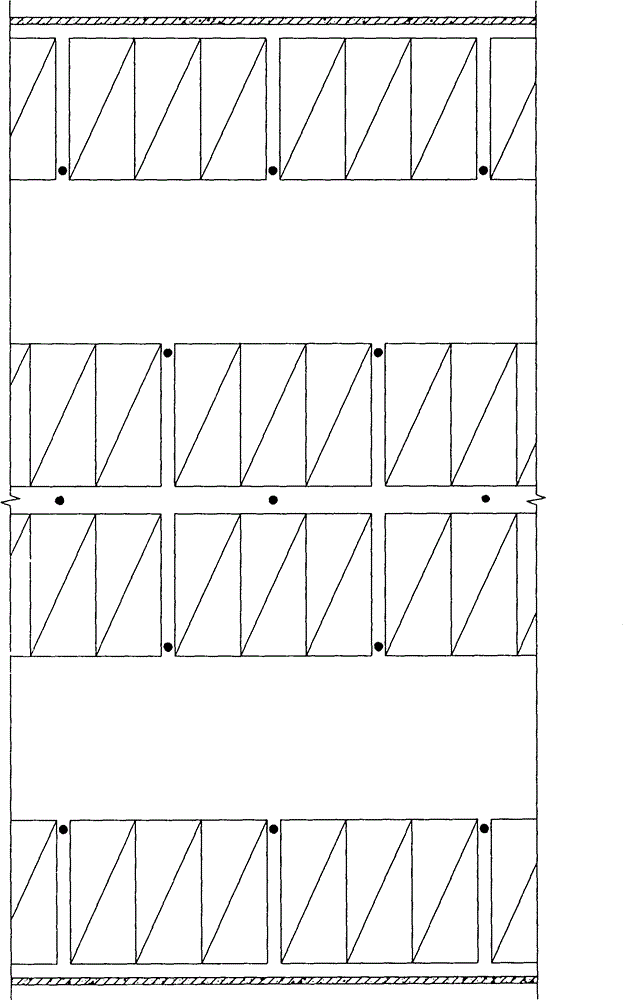 Garage arrangement mode and structure system thereof