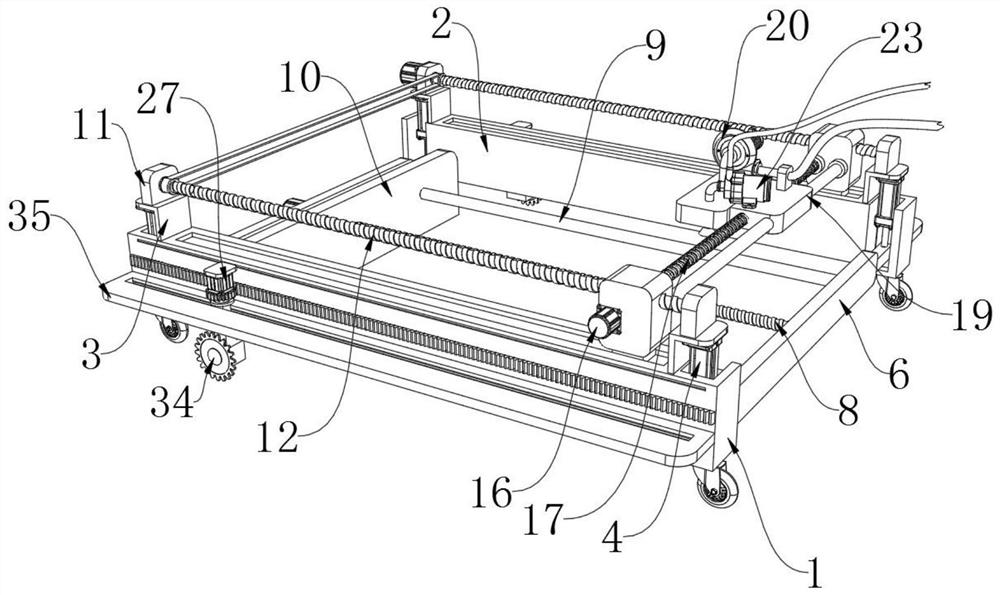 A kind of construction plant emery floor construction device and using method thereof