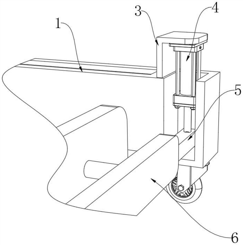 A kind of construction plant emery floor construction device and using method thereof