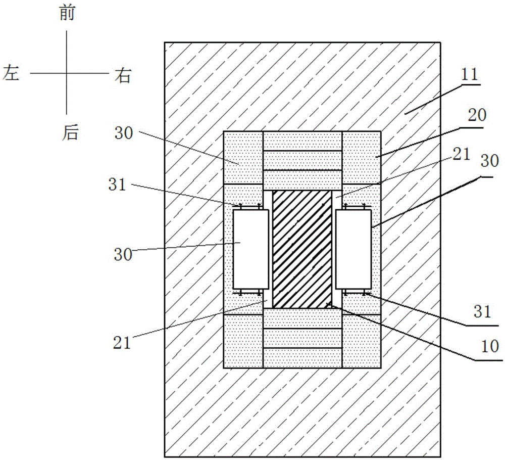Device for controlling pressure difference between forming department and hot-cutting department of glass substrate