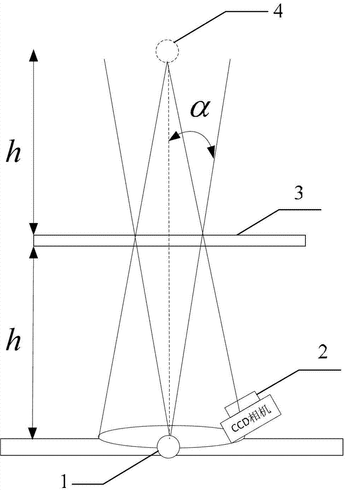 Method and device for measuring scattering property of horizontally oriented particle swarm