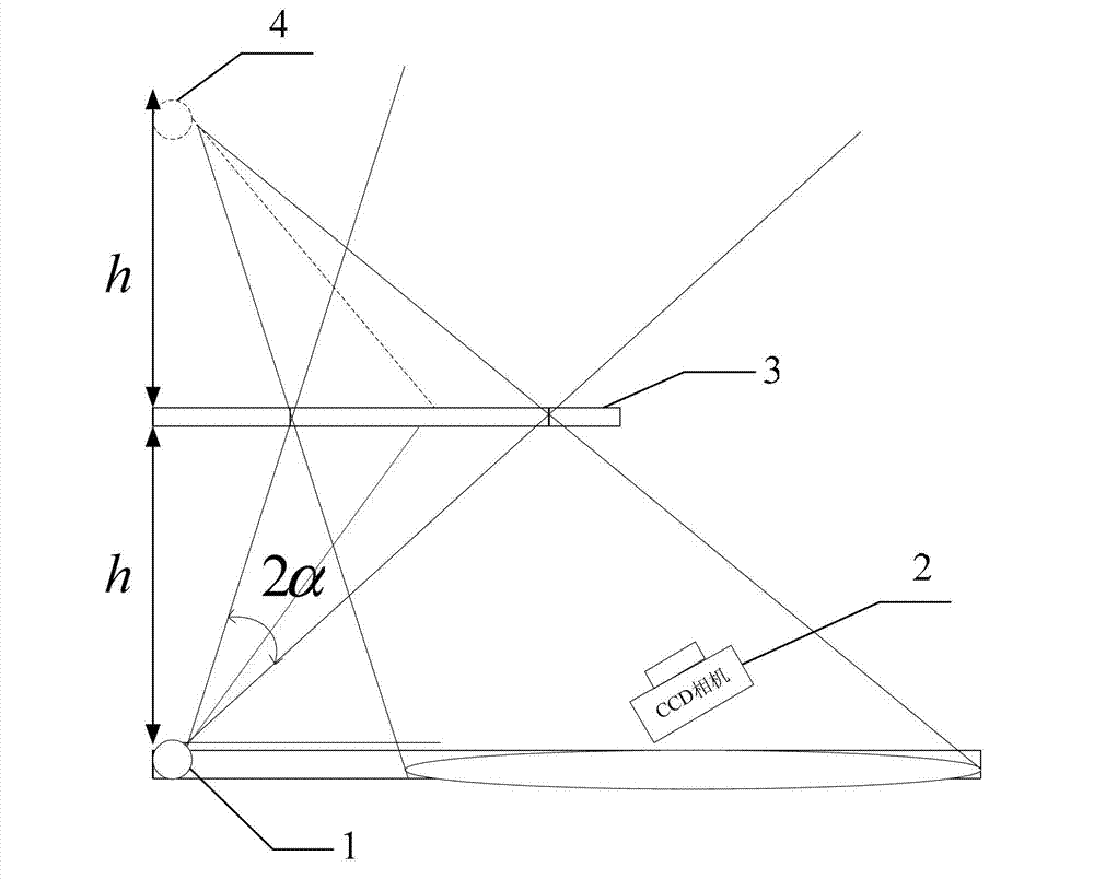 Method and device for measuring scattering property of horizontally oriented particle swarm