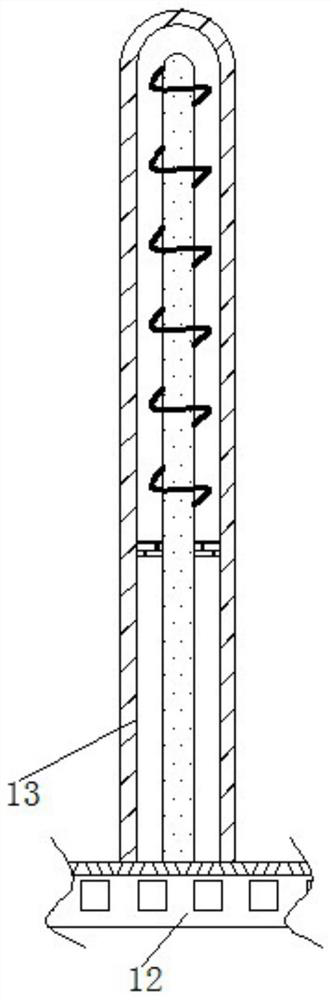 Medium-frequency furnace smelting device with critical temperature detection function