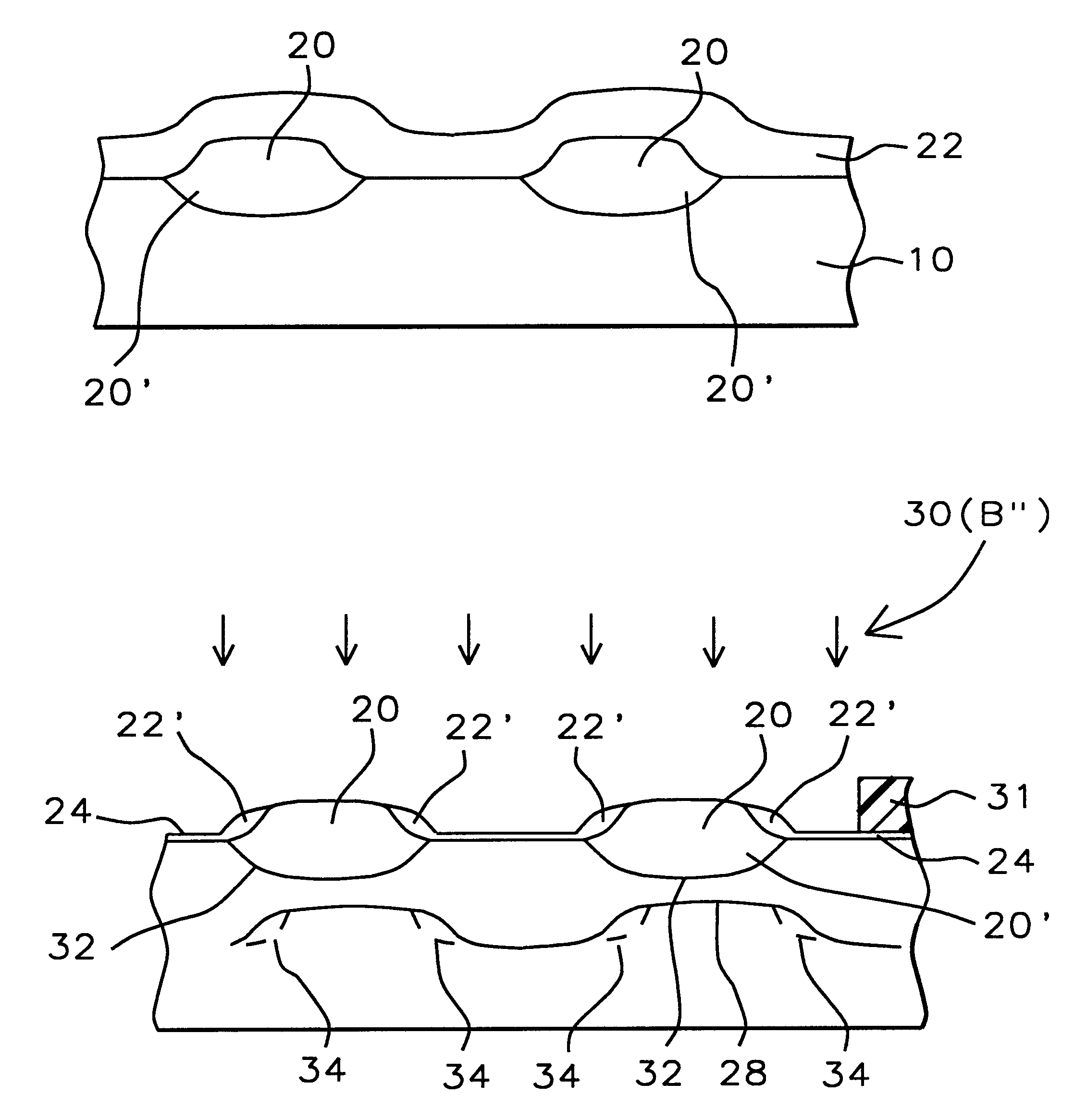 Method of making an improved field oxide isolation structure for semiconductor integrated circuits having higher field oxide threshold voltages