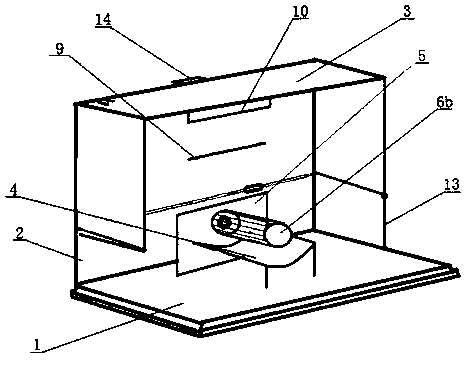 A laboratory mouse immobilization device