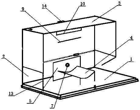 A laboratory mouse immobilization device