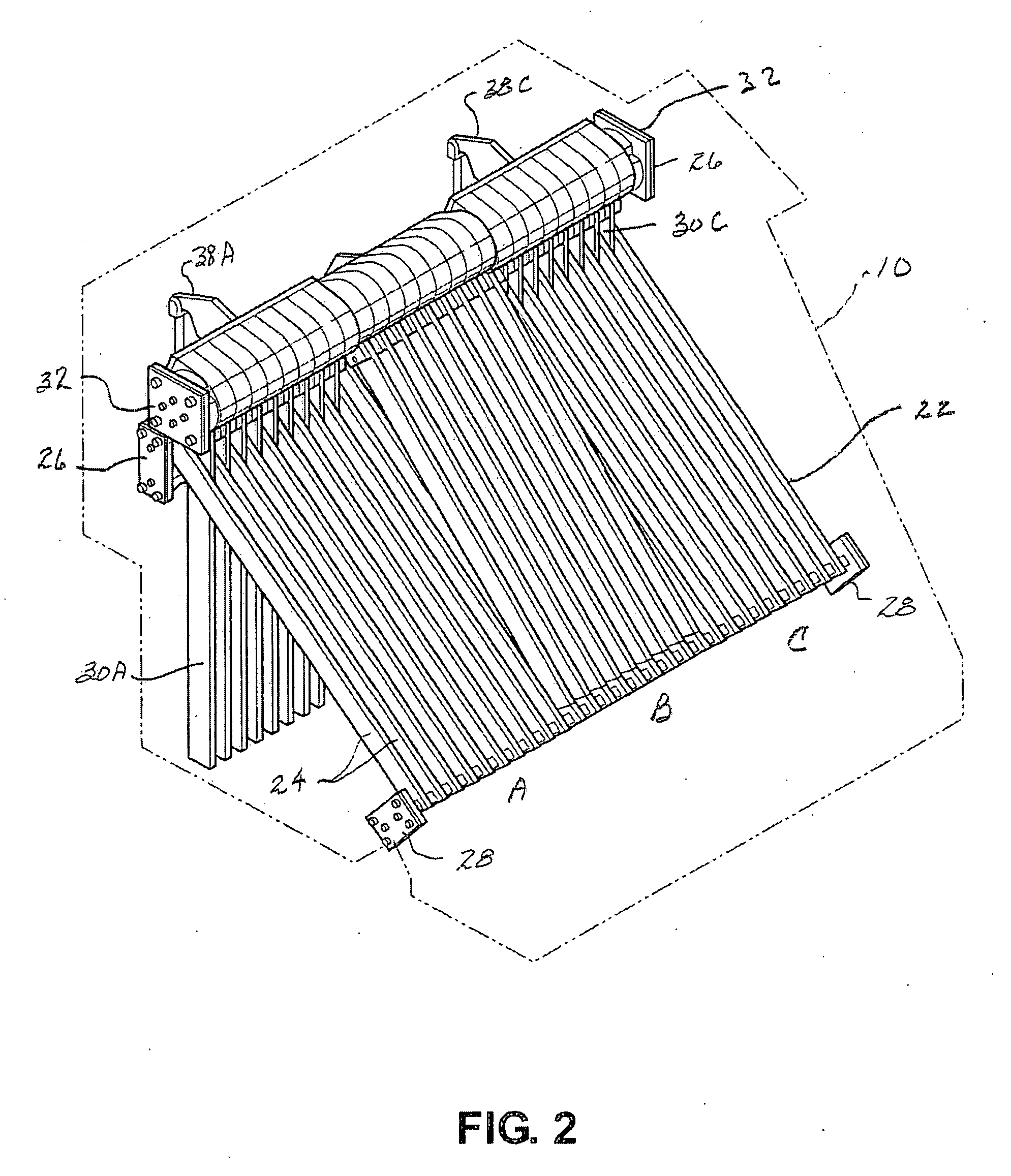 Self-cleaning coal separator grids with multiple cleaning combs