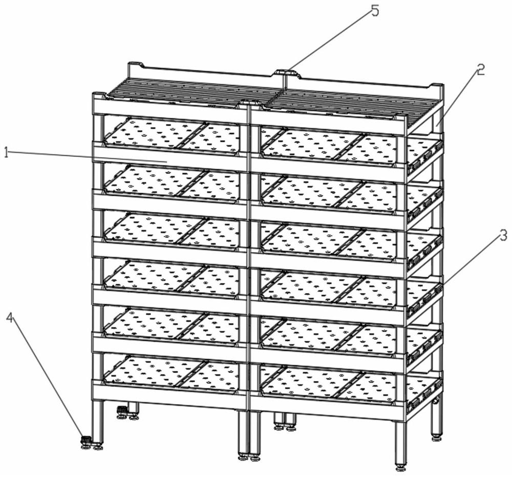 Modular cultivation shelf