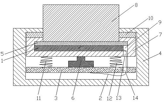 Frameless display switch device