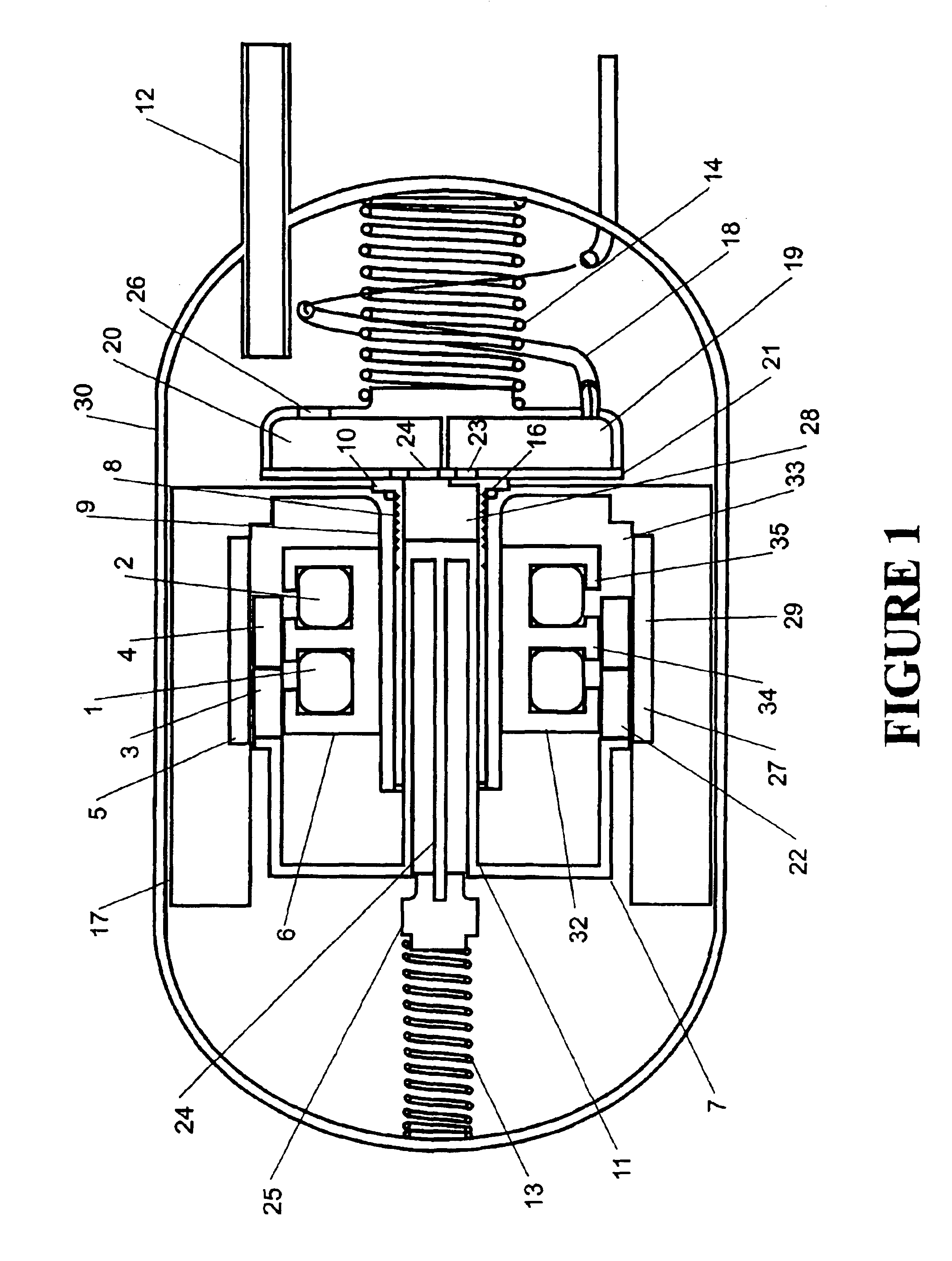 Method of controlling a reciprocating linear motor