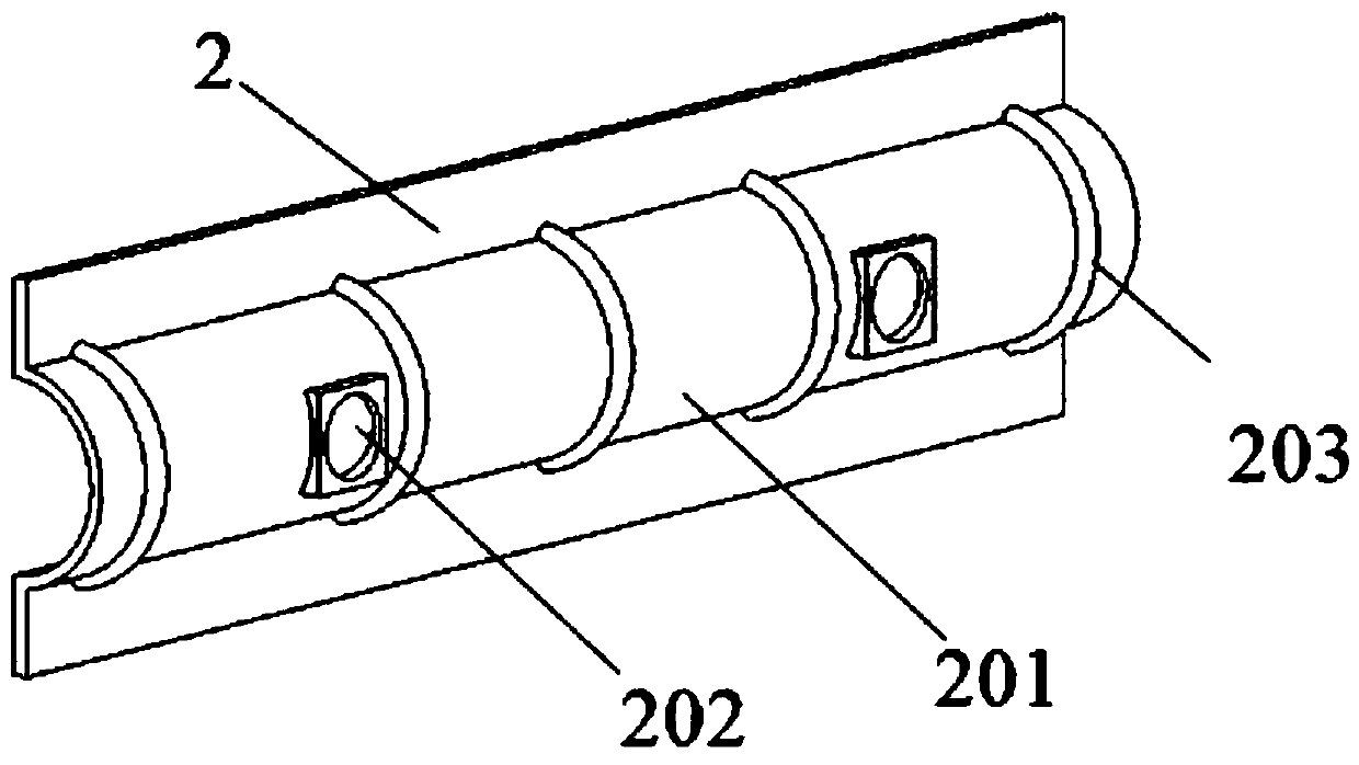 Anti-corrosion connection plate without group holes