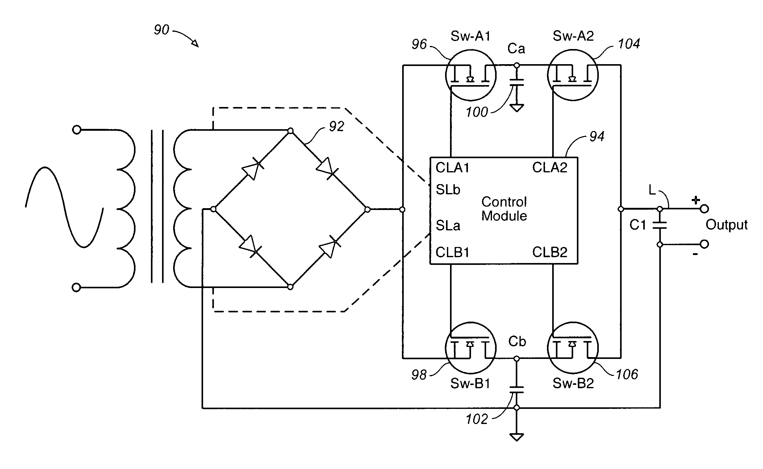 Method and apparatus for isolating RFI, EMI, and noise transients in power supply circuits