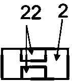 A compact square waveguide four-way power divider