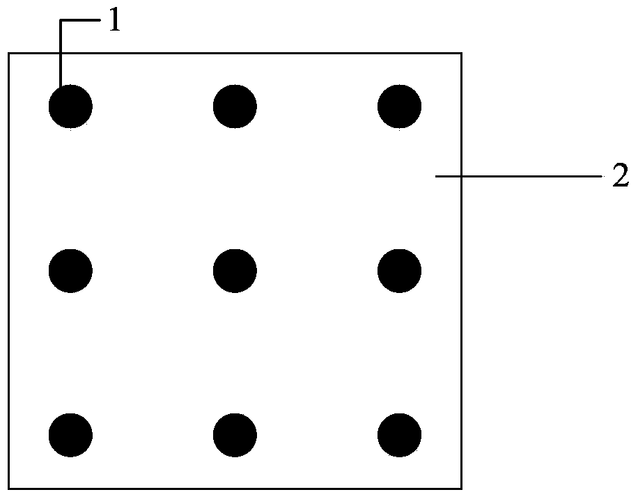 Anti-fake label composed of ink dots and fluorescent substance and anti-fake label discrimination method