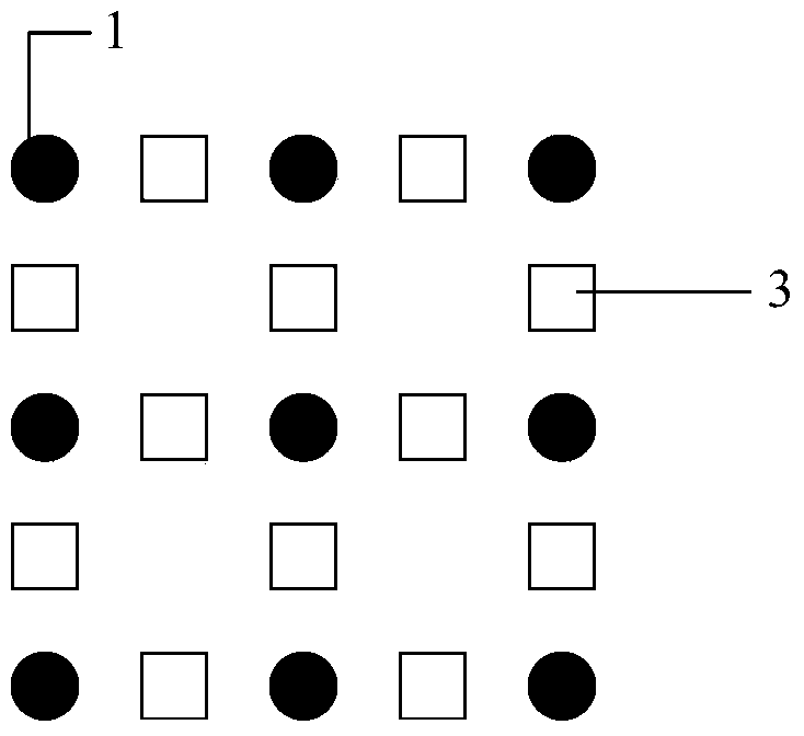 Anti-fake label composed of ink dots and fluorescent substance and anti-fake label discrimination method