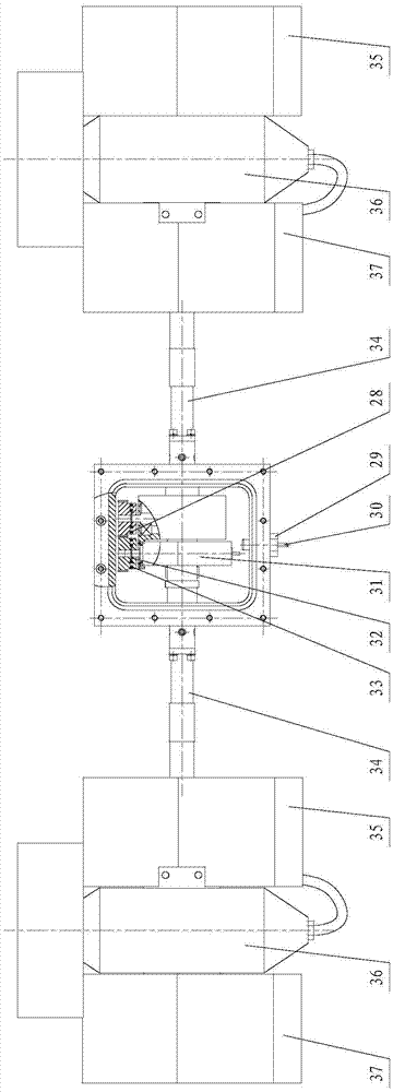 Multi-propeller synchronous rotation mechanism for submersible