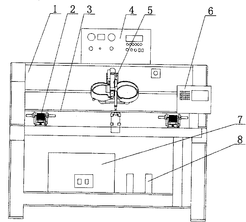 Automatic diamond sticking machine of computerized embroidery machine