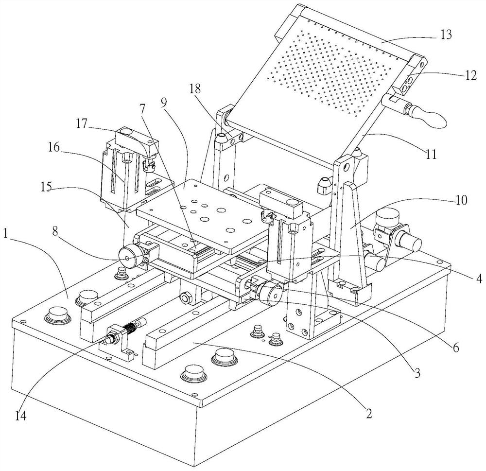 Novel semi-automatic film sticking machine