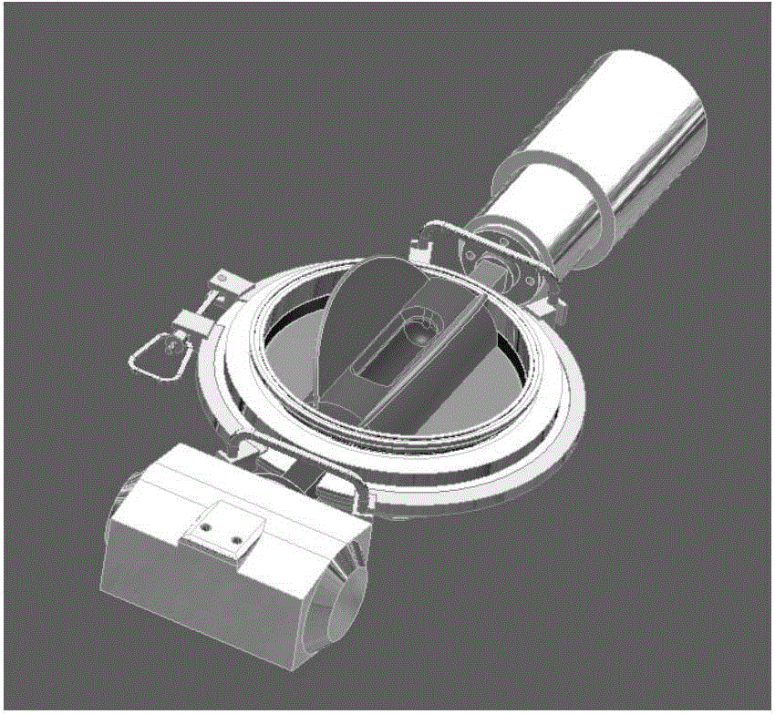 Subpackage valve used for controlling powder subpackage quality