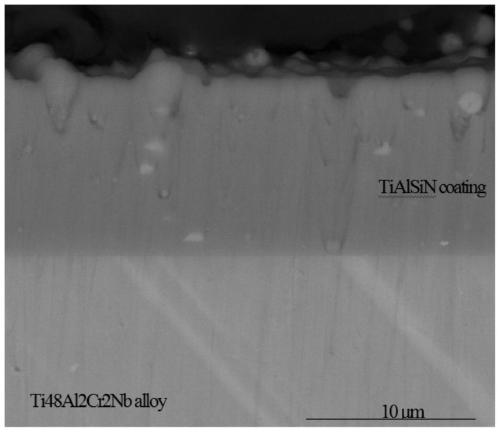 High temperature corrosion and ablation-resistant coating on surface of gamma-TiAl-based alloy and preparation method thereof