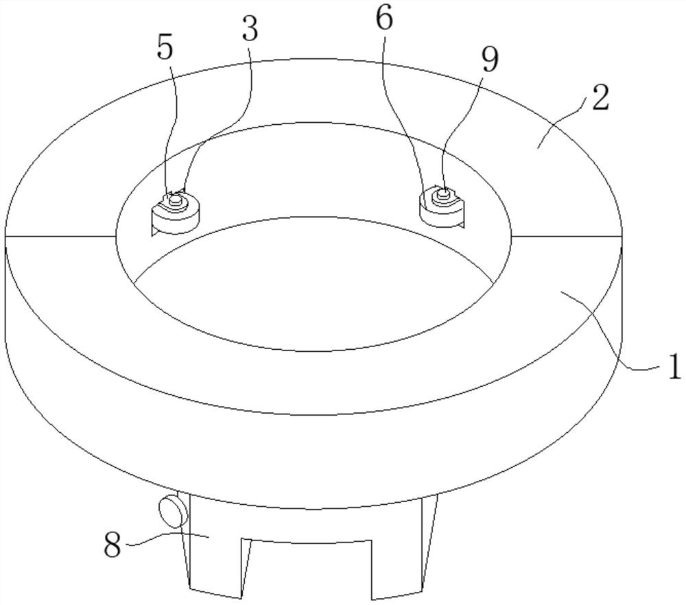 Rotating device for assisting geothermal downhole casing pipe