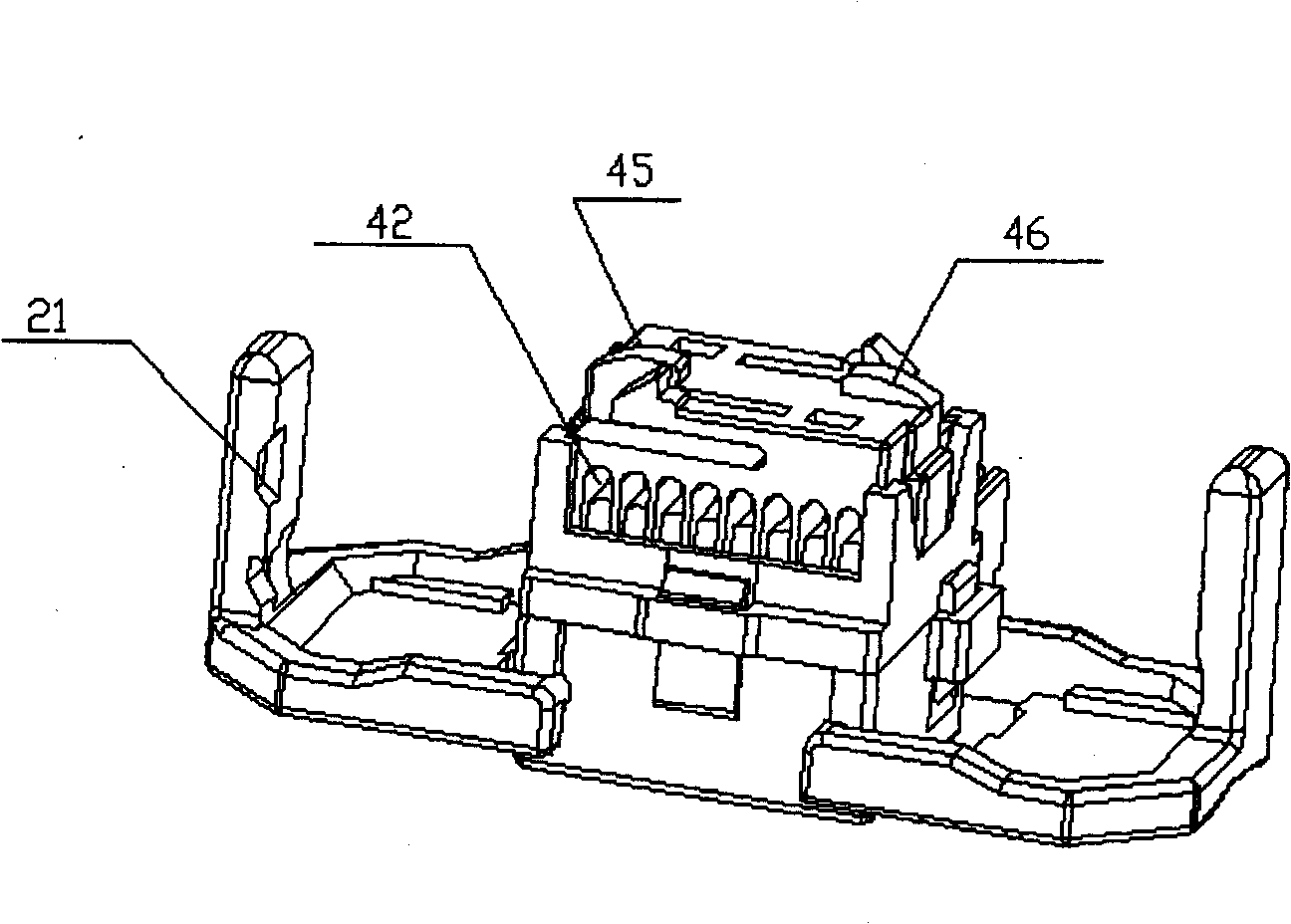 Jumper wire connector suitable for six class standard