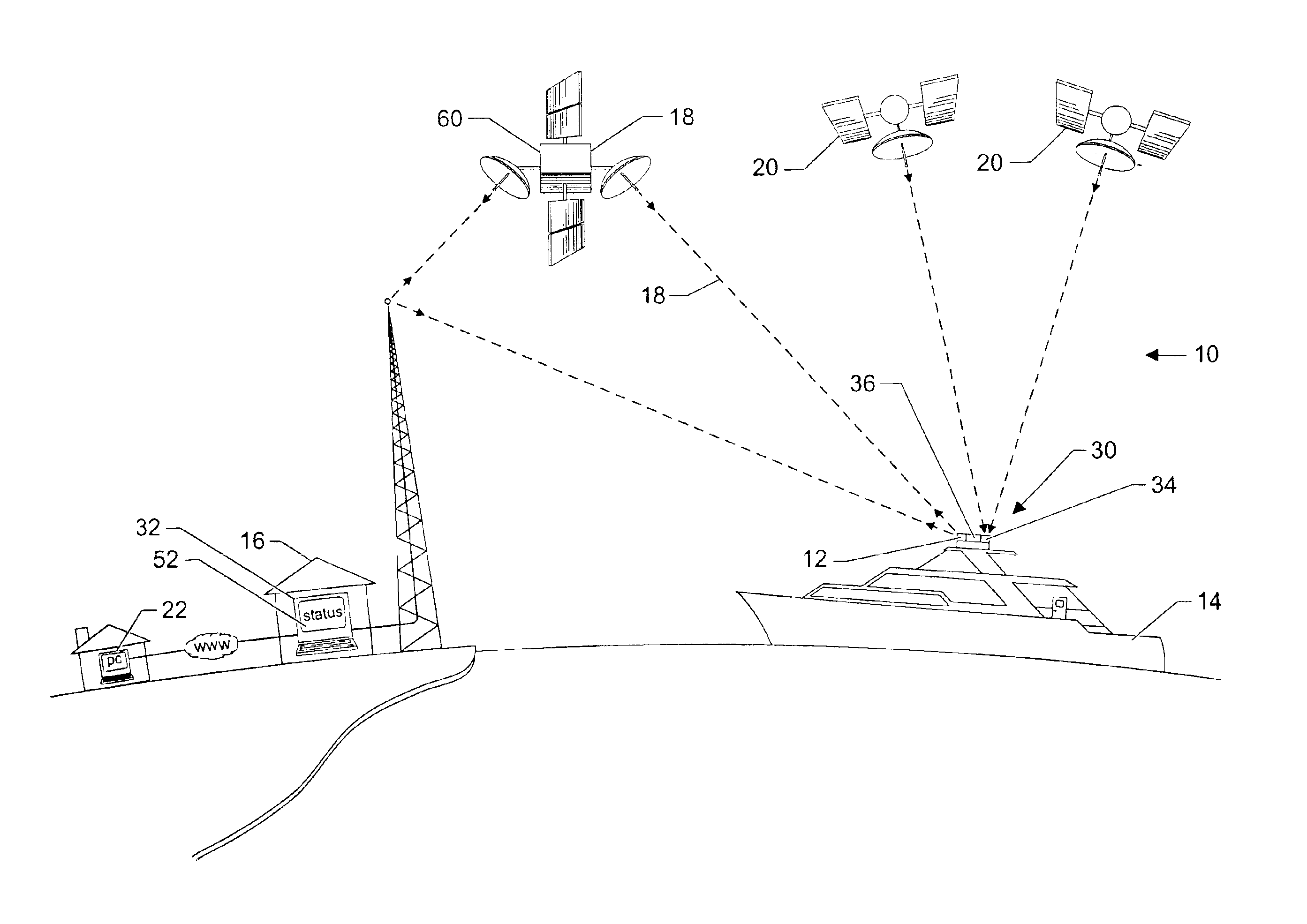 System for tracking and monitoring vessels