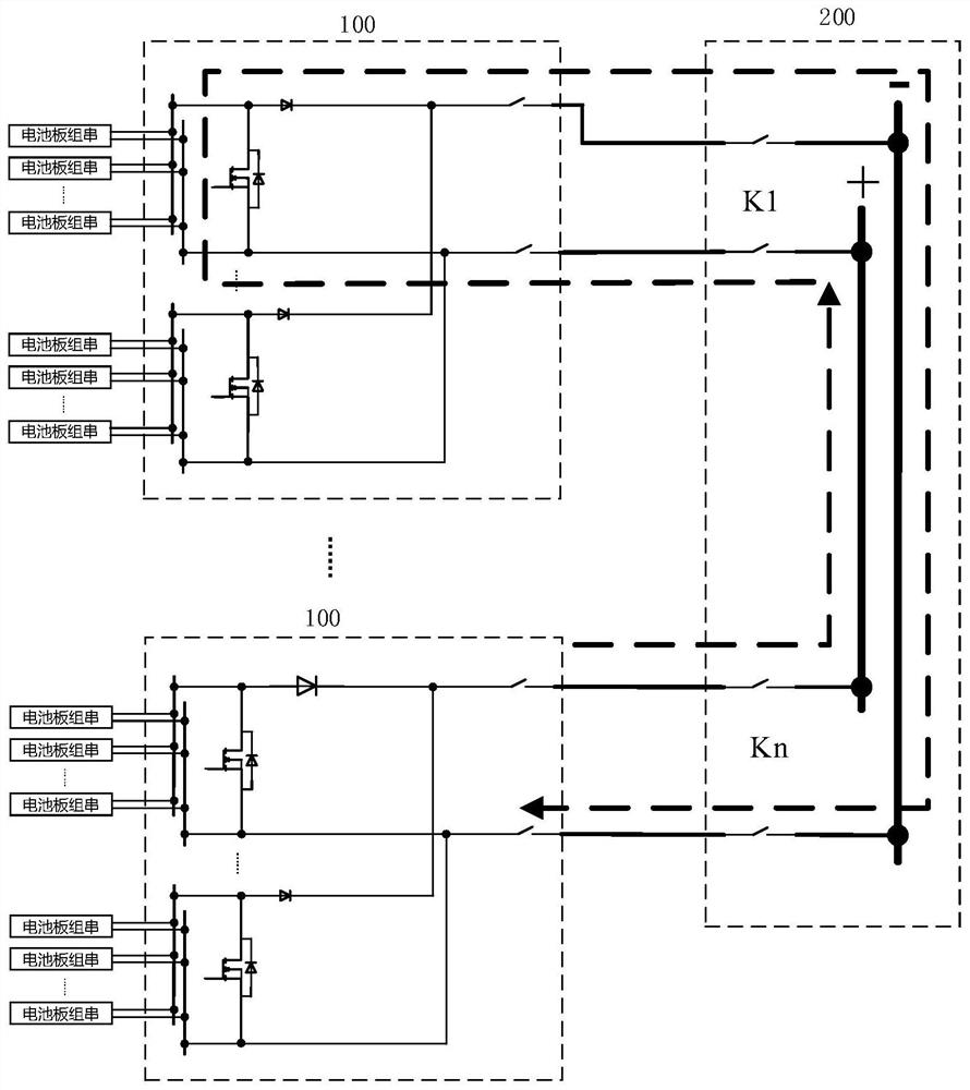 Direct-current combiner box, inverter, photovoltaic system and protection method