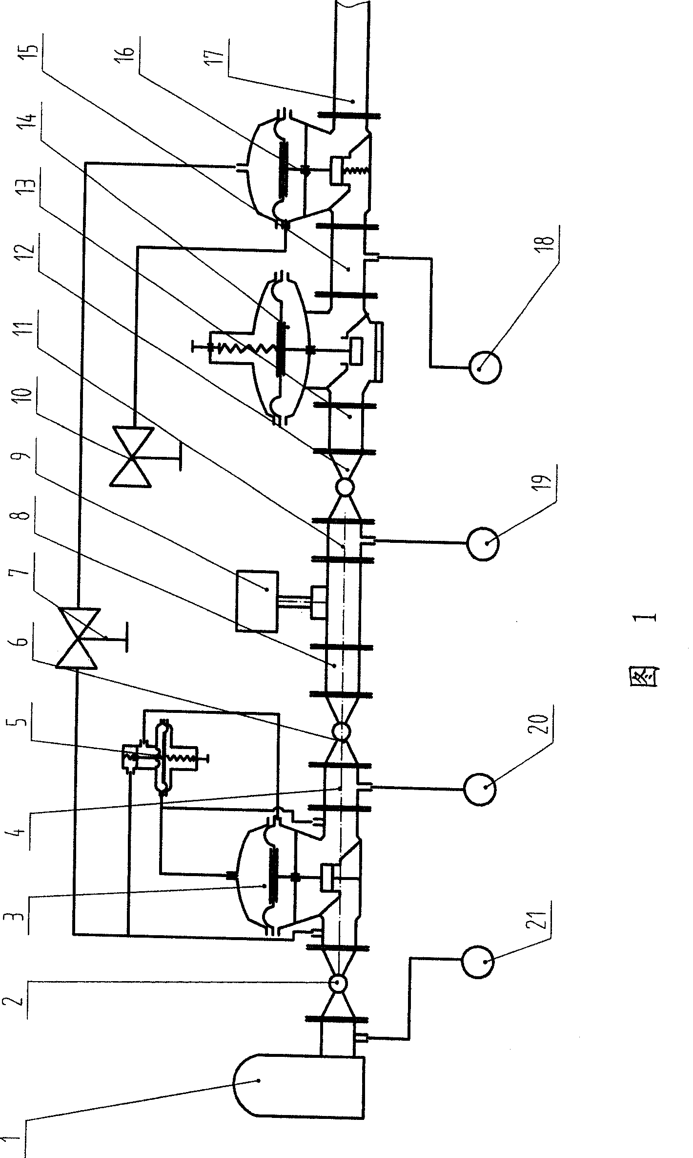 Pressure regulator static characteristic detection system