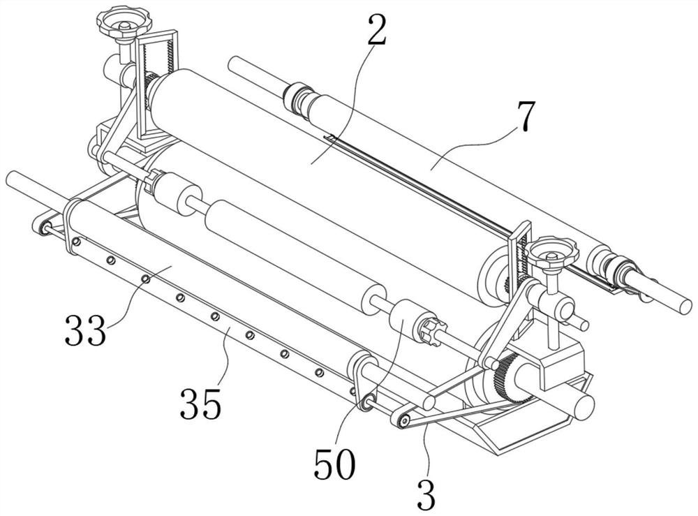 A high-efficiency automatic detection and gluing mechanism for functional decorative paper processing