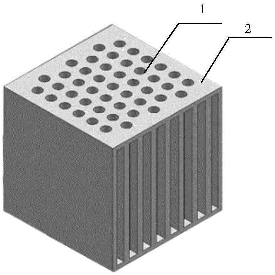Three-dimensional printing method for honeycomb type electric catalyzing membrane reactor with three-dimensional channel