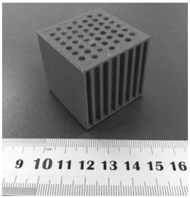 Three-dimensional printing method for honeycomb type electric catalyzing membrane reactor with three-dimensional channel