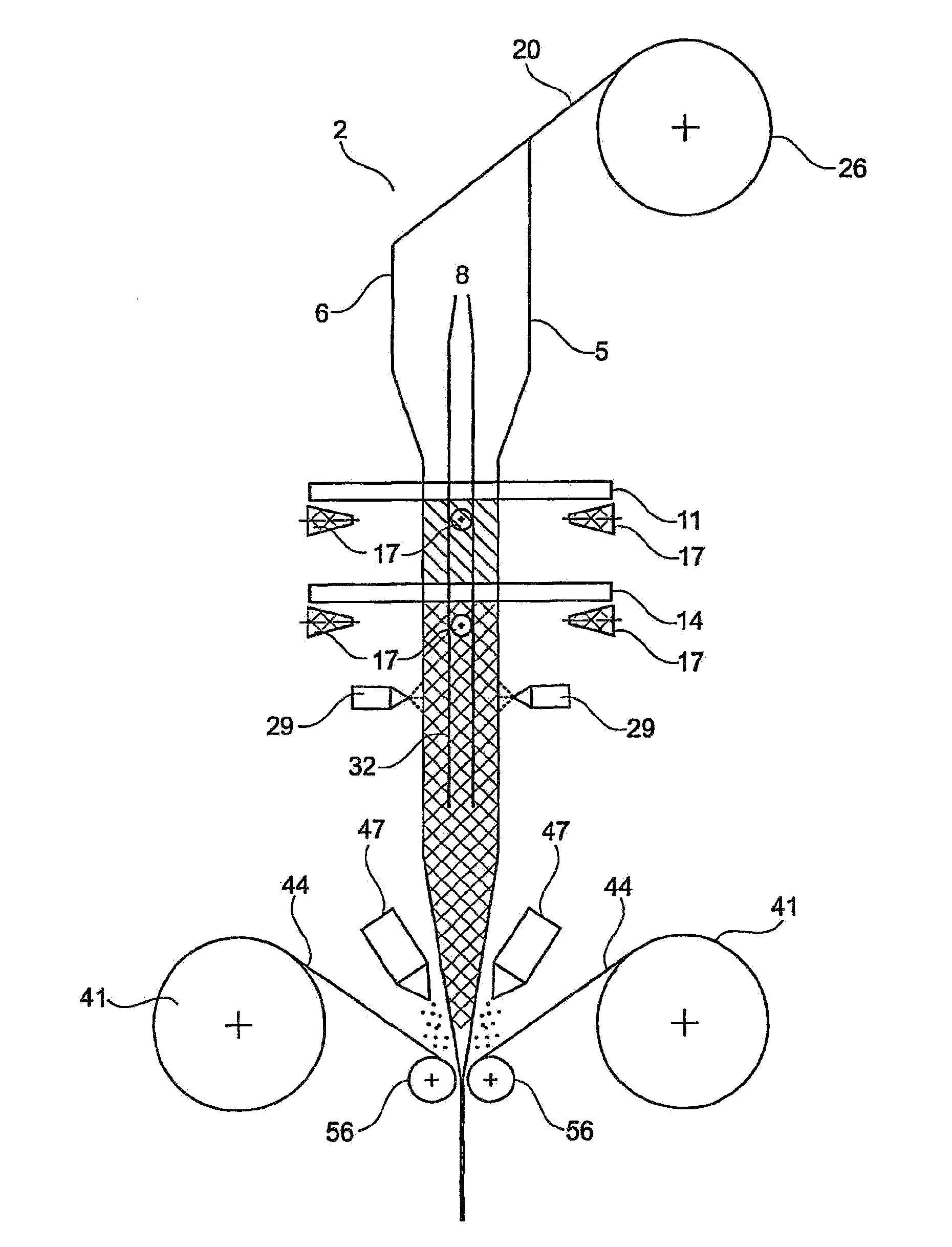 Highly flexible absorbent laminate and method for the production thereof