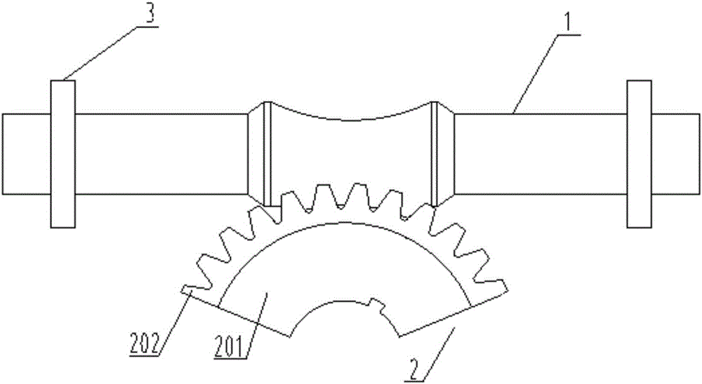 Worm gear-worm pair for photovoltaic power generation tracking device
