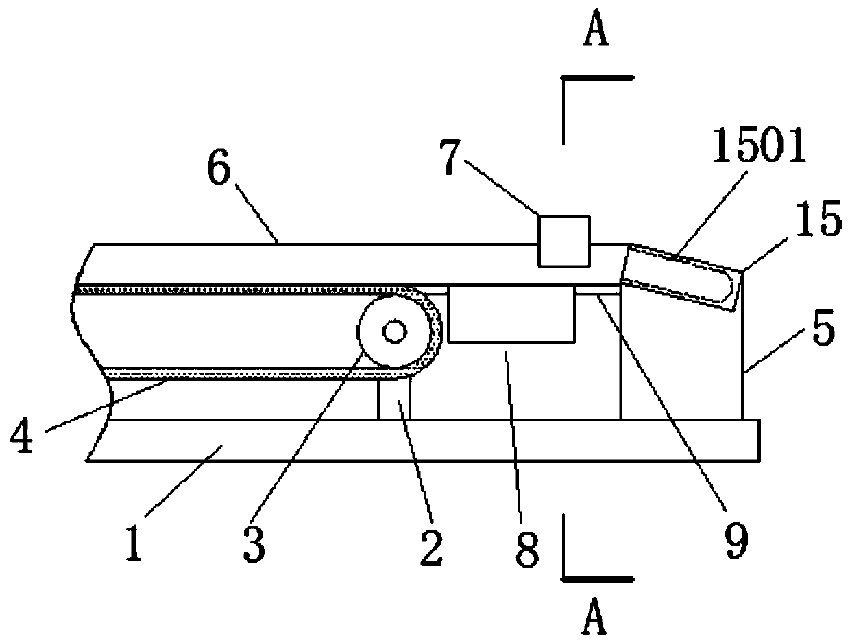 Furniture lamp detection device with intelligent detection mark