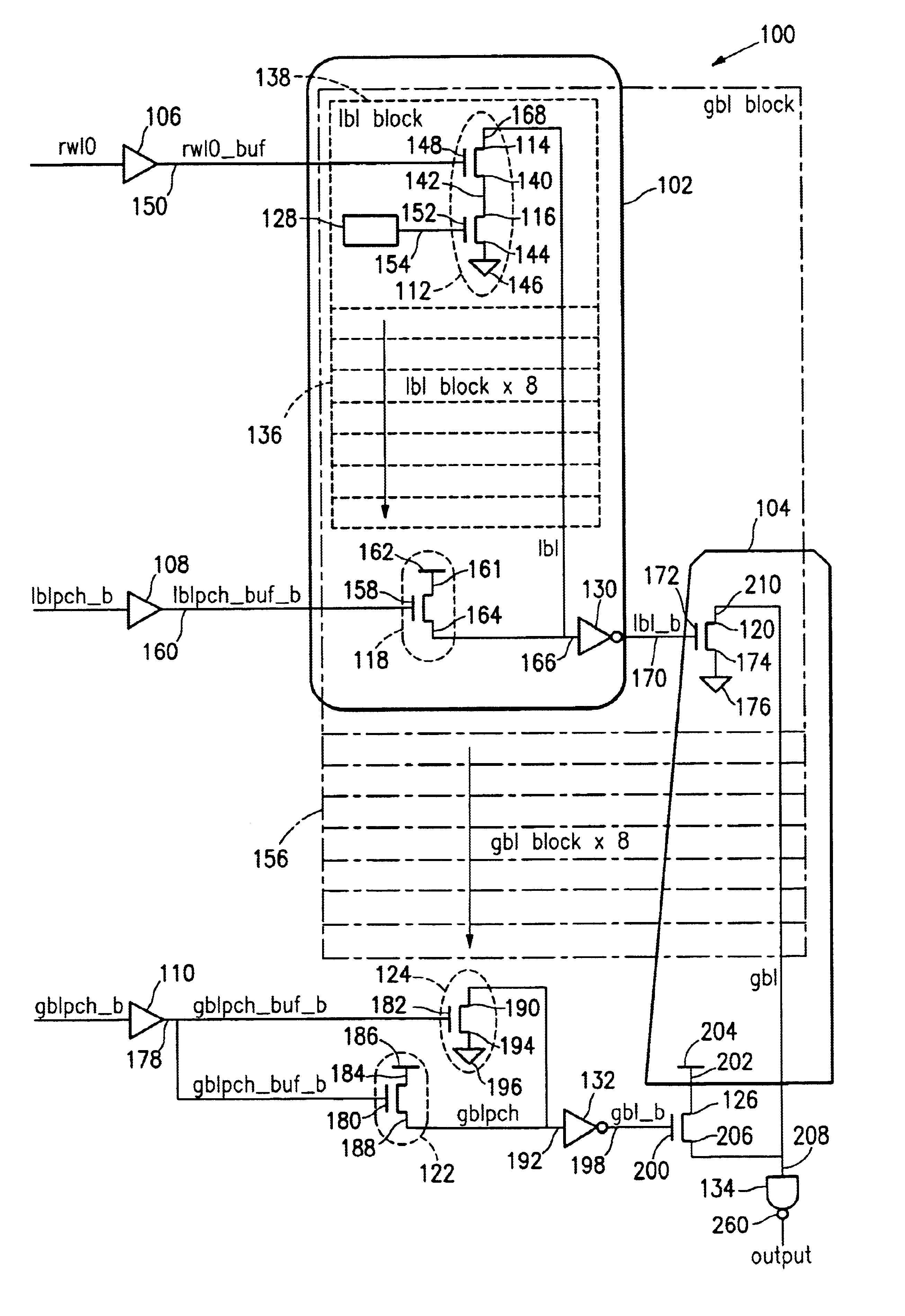 Apparatus and method for precharging and discharging a domino circuit