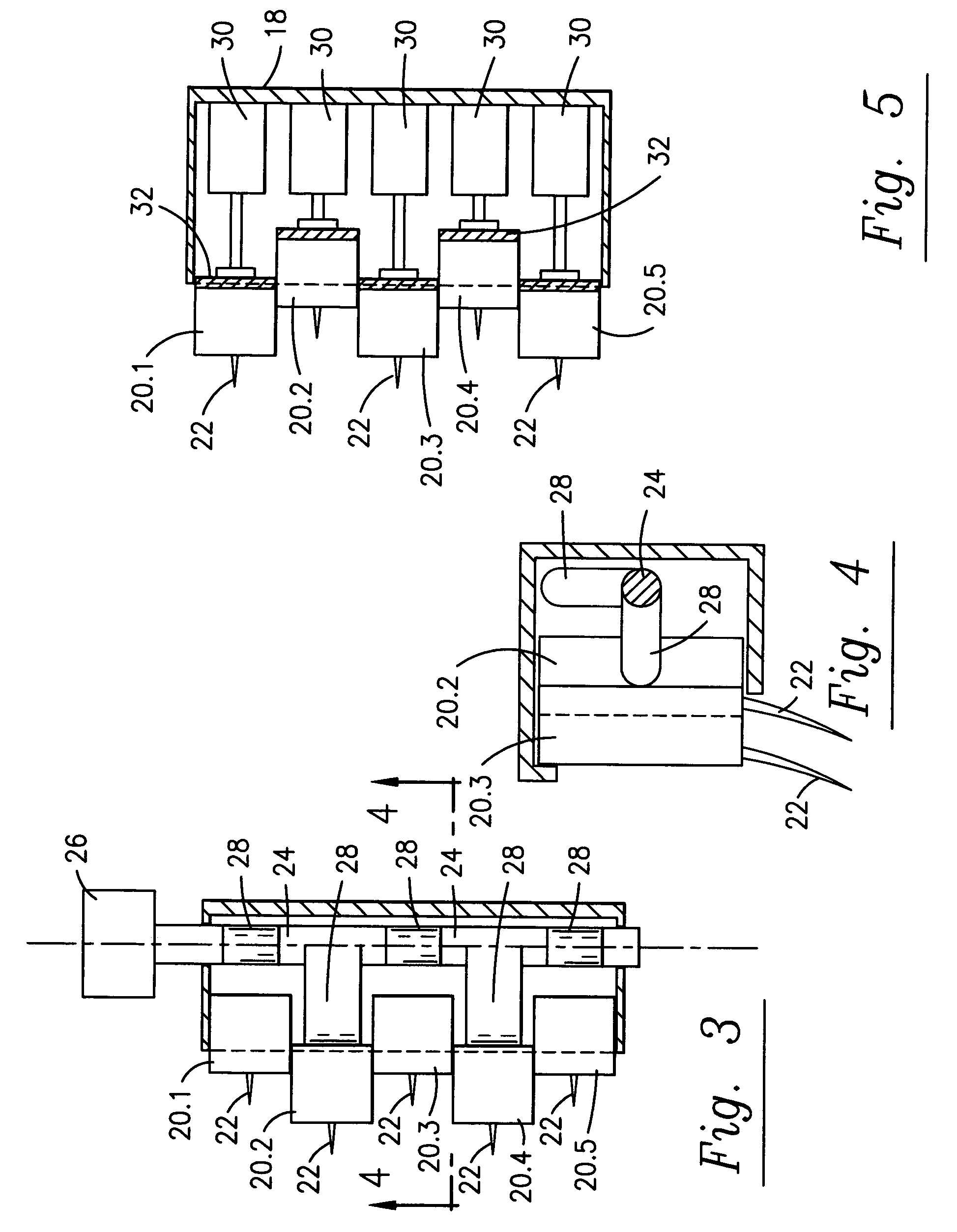 Process and instrument for stretching tissue of skin