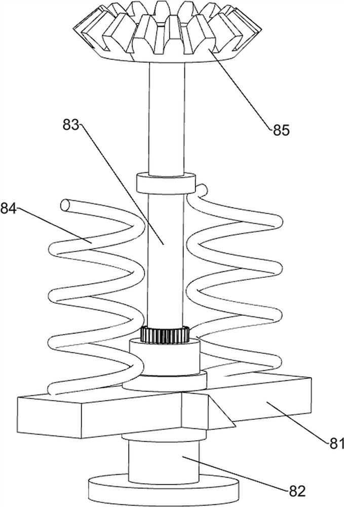 A grinding device for polishing wooden discs