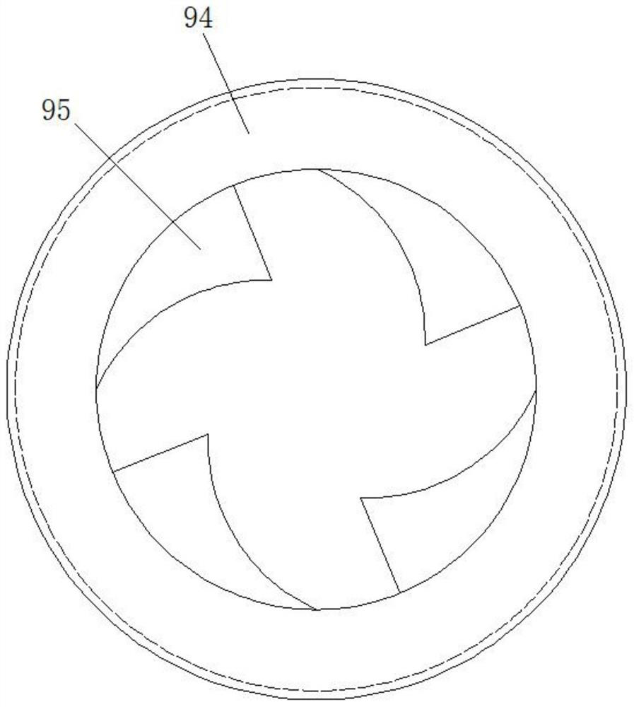 Quenching device for mechanical shaft parts