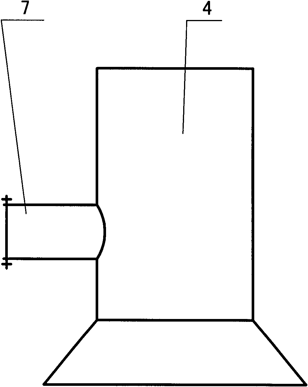 Flue-gas dust removal and purification device