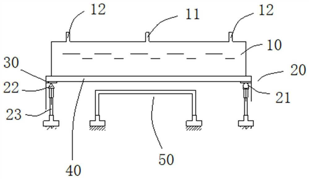 Uniformly distributed load test device