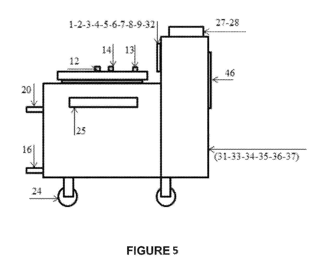 Test equipment determining concrete compressive strength class