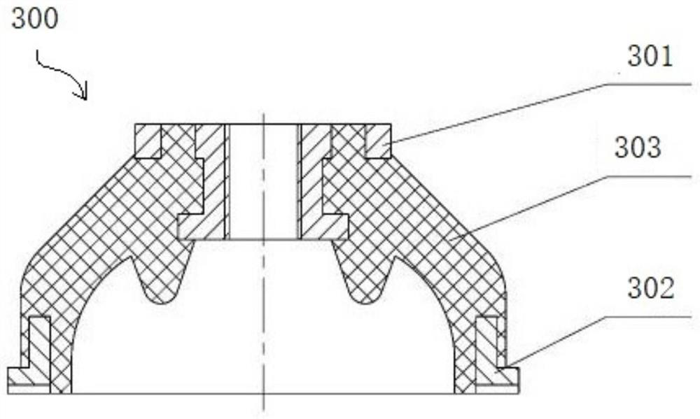 Novel three-dimensional shearing type shock absorber