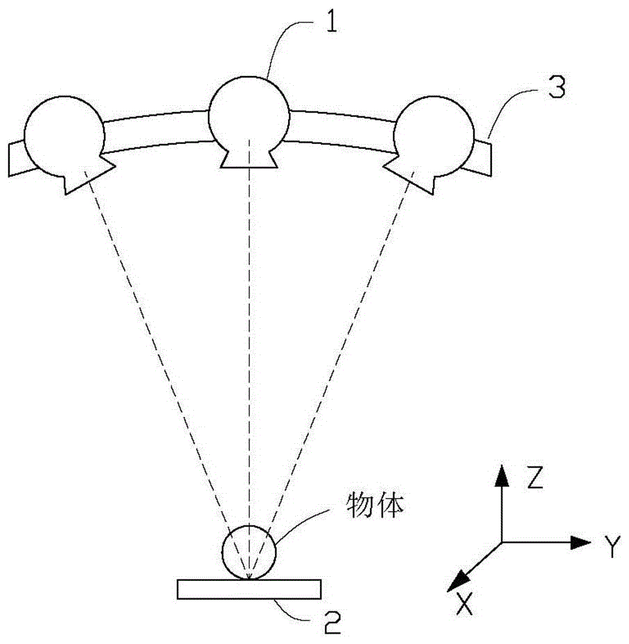 Calibration method of geometric position relationship between X-ray machine and detector based on tomography