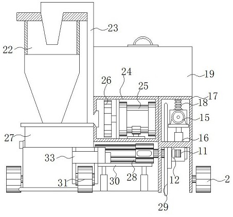 Road cutting equipment with cement pavement with measurement, protection and dust removal structure