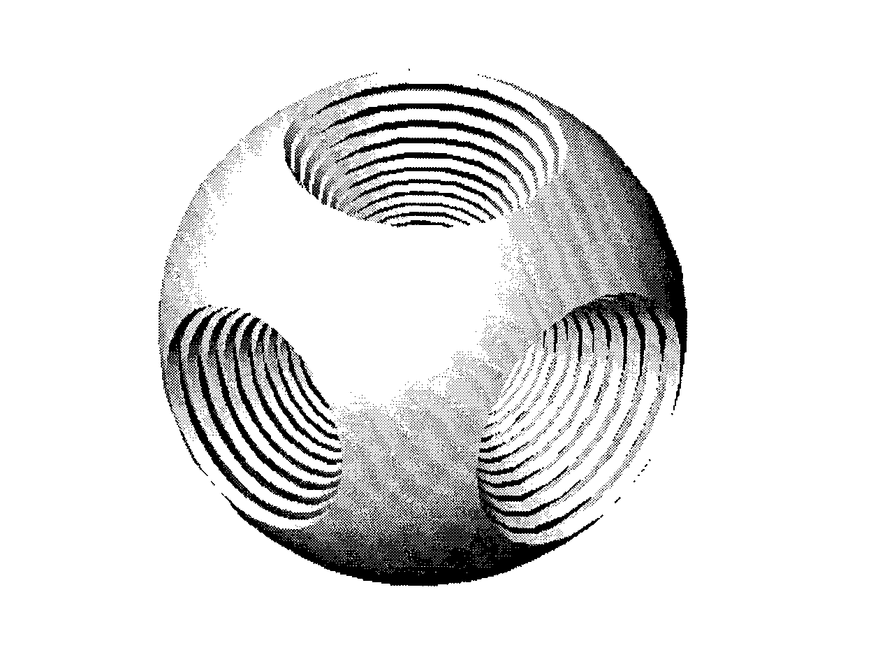 Concentric sphere and its manufacturing method