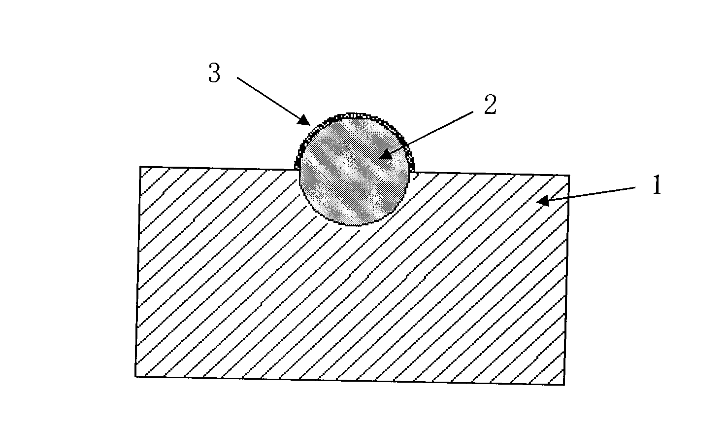 Concentric sphere and its manufacturing method