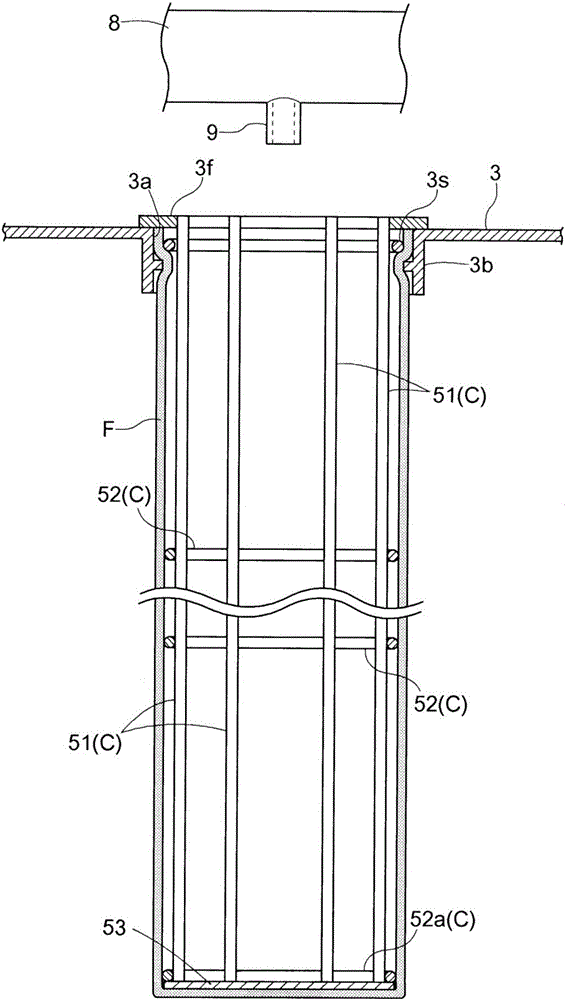 Filter bag structure