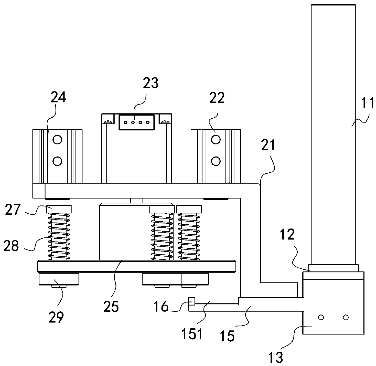 Cushion gasket quantitative grabbing and assembly robot system